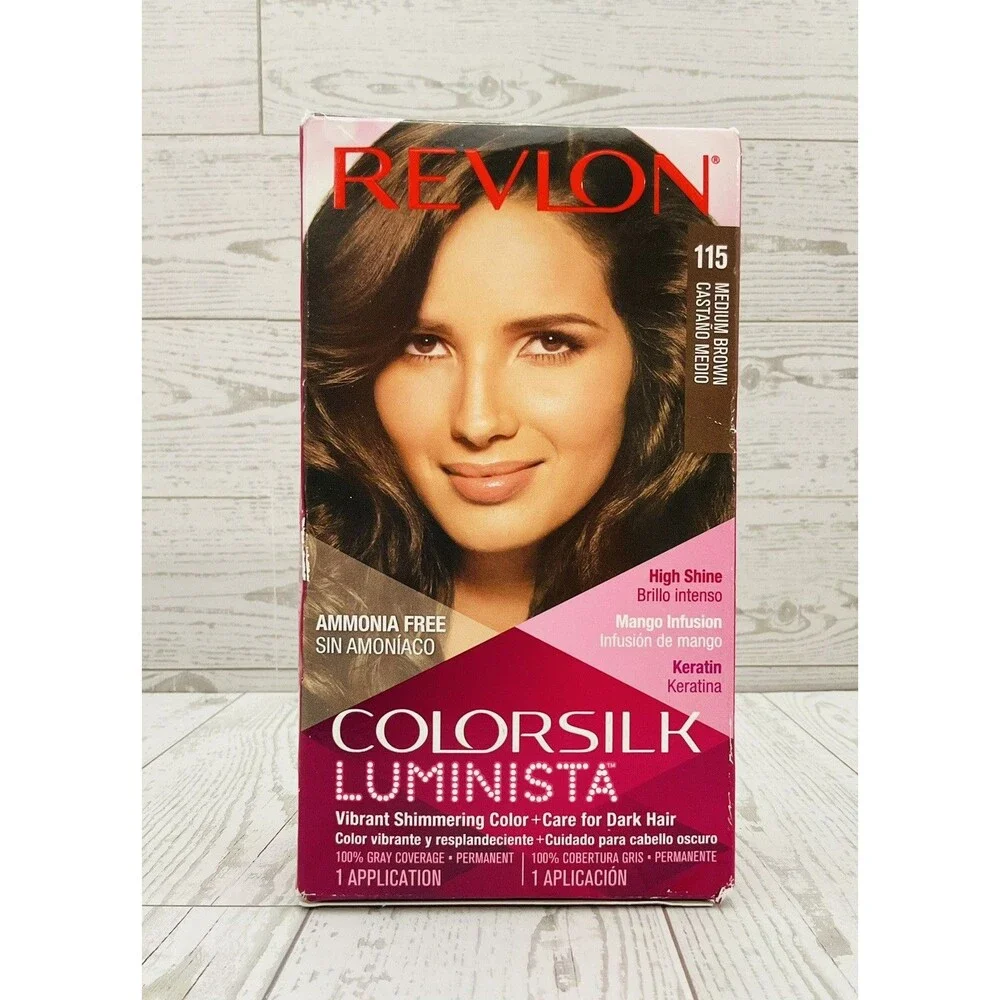 Revlon ColorSilk Luminista 115 Medium Brown Permanent Hair Color